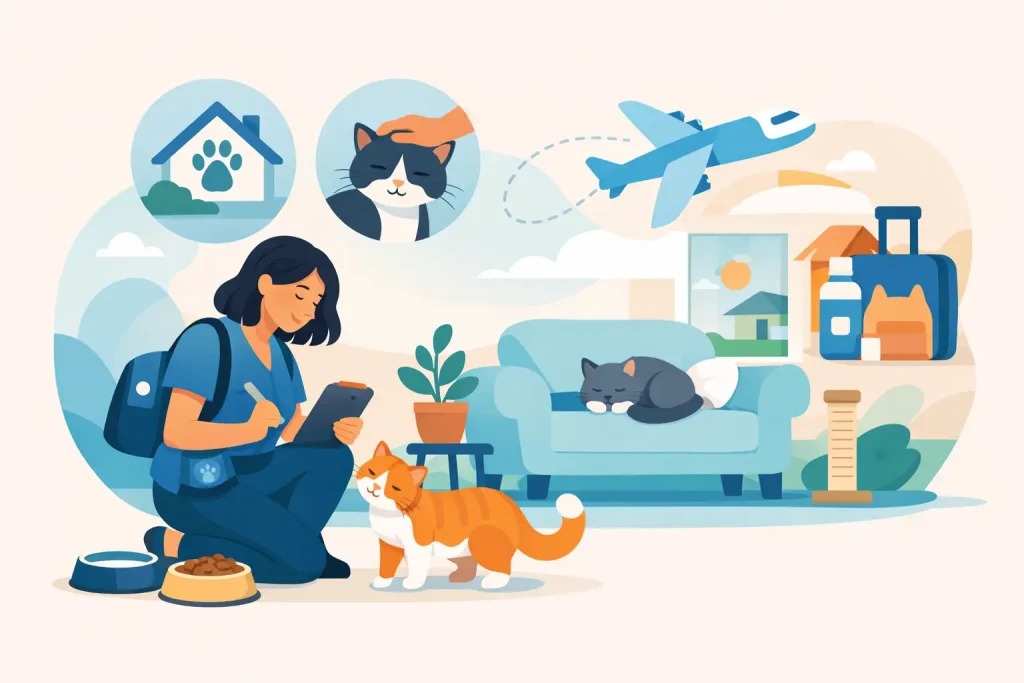 Cat Care Home Visits for Stress-Free Care