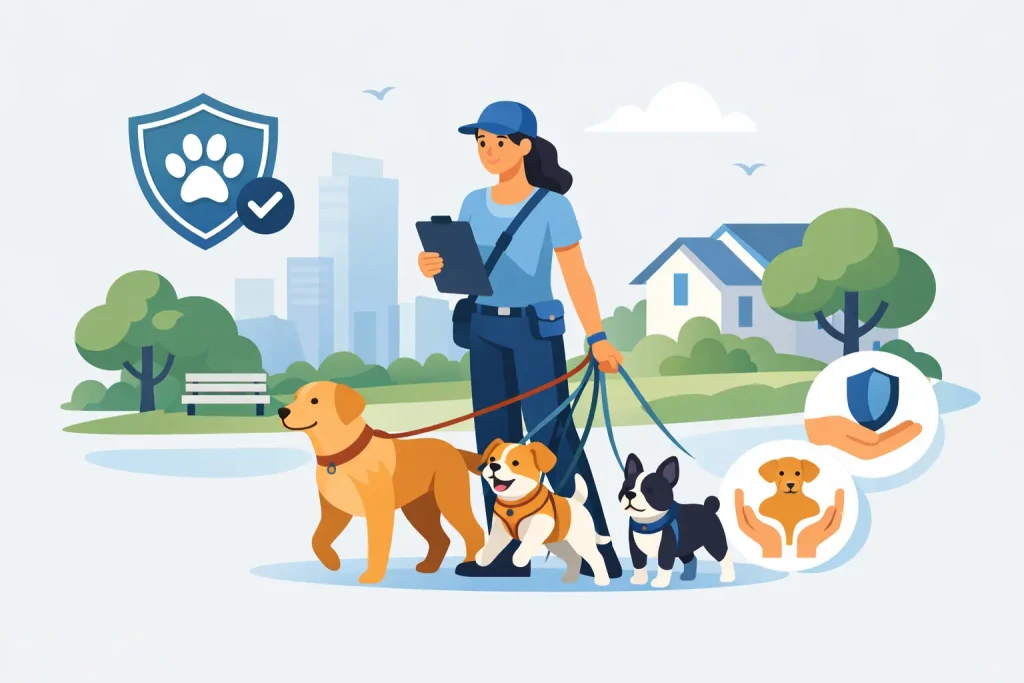 Why Choose a Fully Insured Dog Walker Near You?