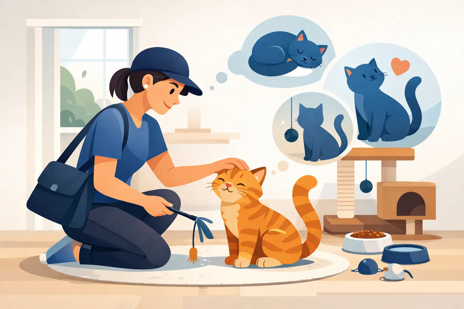 How Cat Sitting Home Visits Help Your Cat Thrive