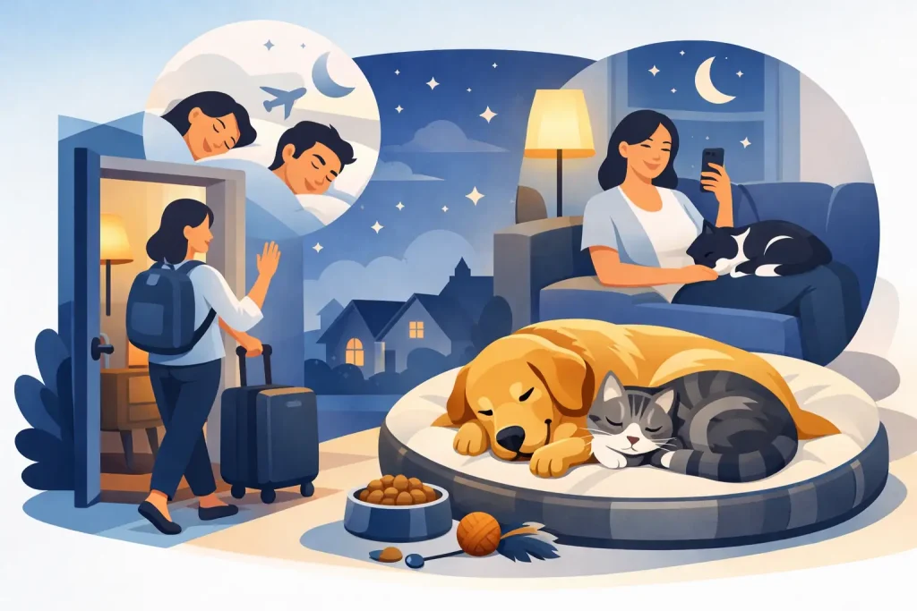 How Overnight Pet Sitting Works for Your Pet