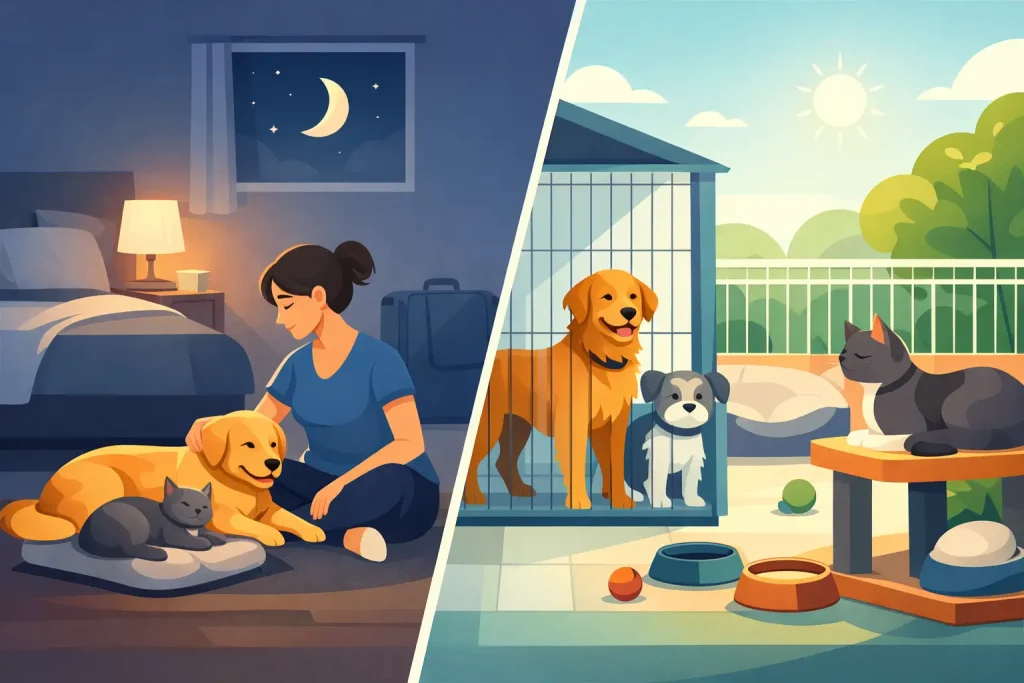 Overnight Sitter Versus Boarding: Which Is Best?