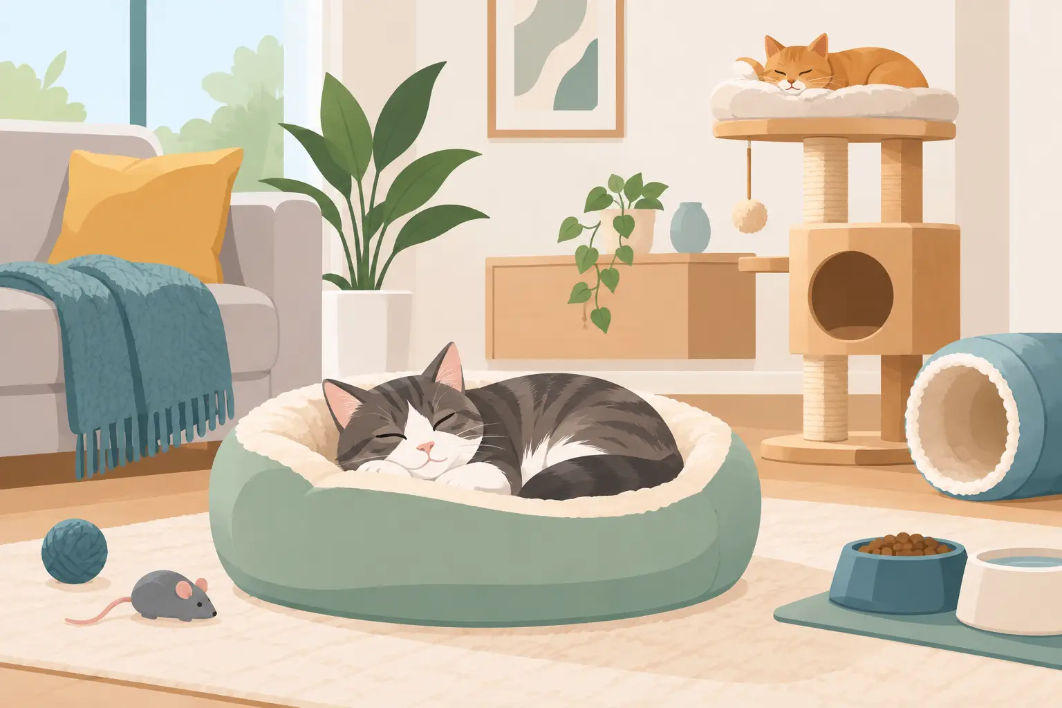 7 Simple Ways to Keep Cats Comfortable at Home