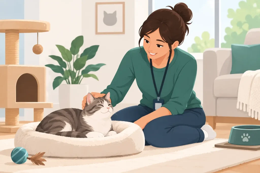 Cat Sitters Who Keep Your Cat Happy at Home