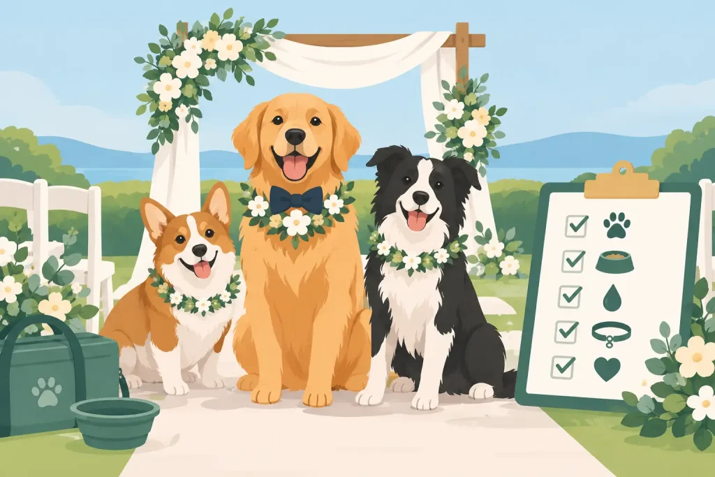 Dog Wedding Chaperone Checklist for Happy Dogs