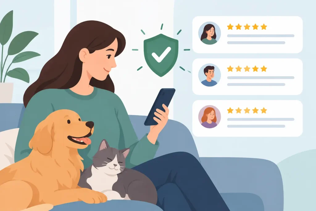 How Pet Sitter Reviews Build Real Confidence