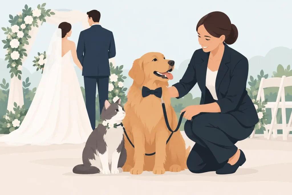 How Wedding Pet Chaperones Work on Your Day