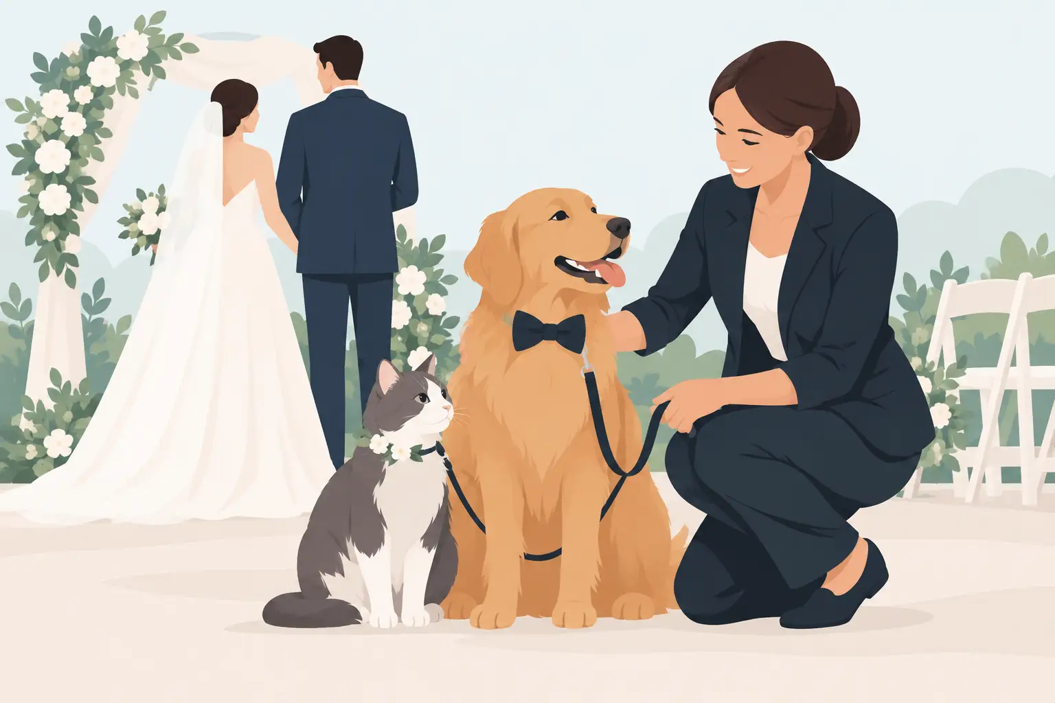 How Wedding Pet Chaperones Work on Your Day